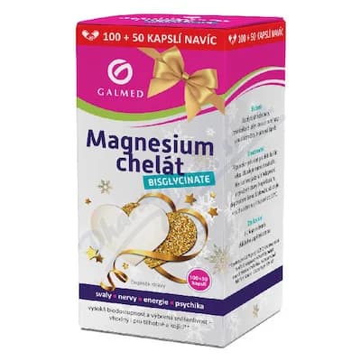 Galmed Magnesium chelát bisglycinate cps. 100+50