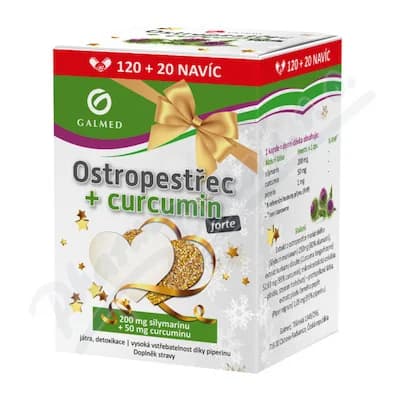 Galmed Ostropestřec + curcumin forte cps. 120+20