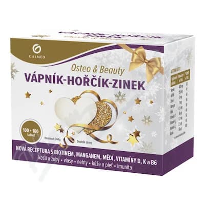 Galmed Vápník-Hořčík-Zinek Osteo&Beauty tbl. 2×100